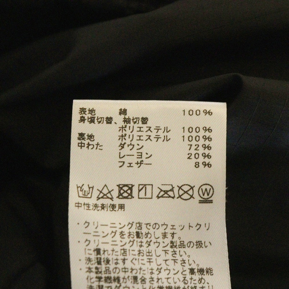 THE NORTH FACE PURPLE LABEL(ノースフェイスパープルレーベル) FIELD DOWN JACKET フィールド ジップアップ ダウン ジャケット ブラック ND2159N