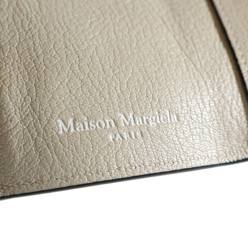 Maison Margiela 11(メゾンマルジェラ11) KEY CHAIN 6 RINGS 4ステッチ 6連 レザーキーケース アイボリー S55UA0026 レディース
