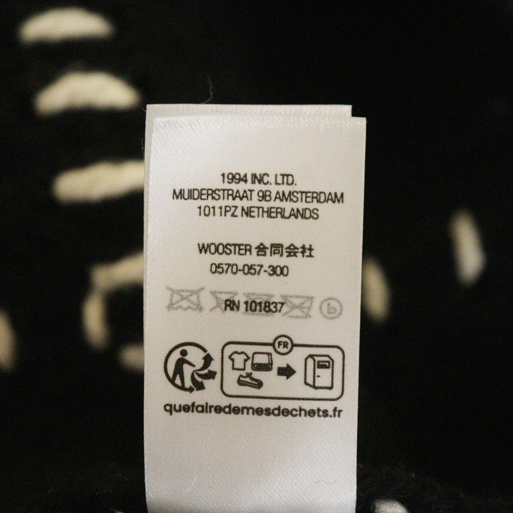 SUPREME(シュプリーム) 23SS Quilt Stitch Sweater キルト ステッチデザイン ウールニット セーター ブラック