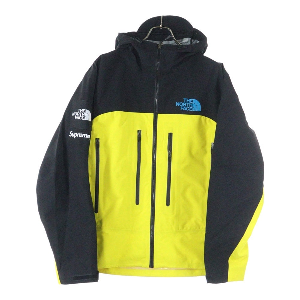 SUPREME(シュプリーム) 22AW ×THE NORTH FACE Taped Seam Shell Jacket ザノースフェイス テープ シーム ナイロンシェル ジップアップジャケット イエロー/ブラック NP52207I
