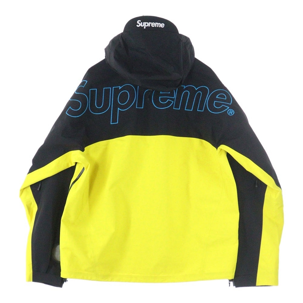 SUPREME(シュプリーム) 22AW ×THE NORTH FACE Taped Seam Shell Jacket ザノースフェイス テープ シーム ナイロンシェル ジップアップジャケット イエロー/ブラック NP52207I