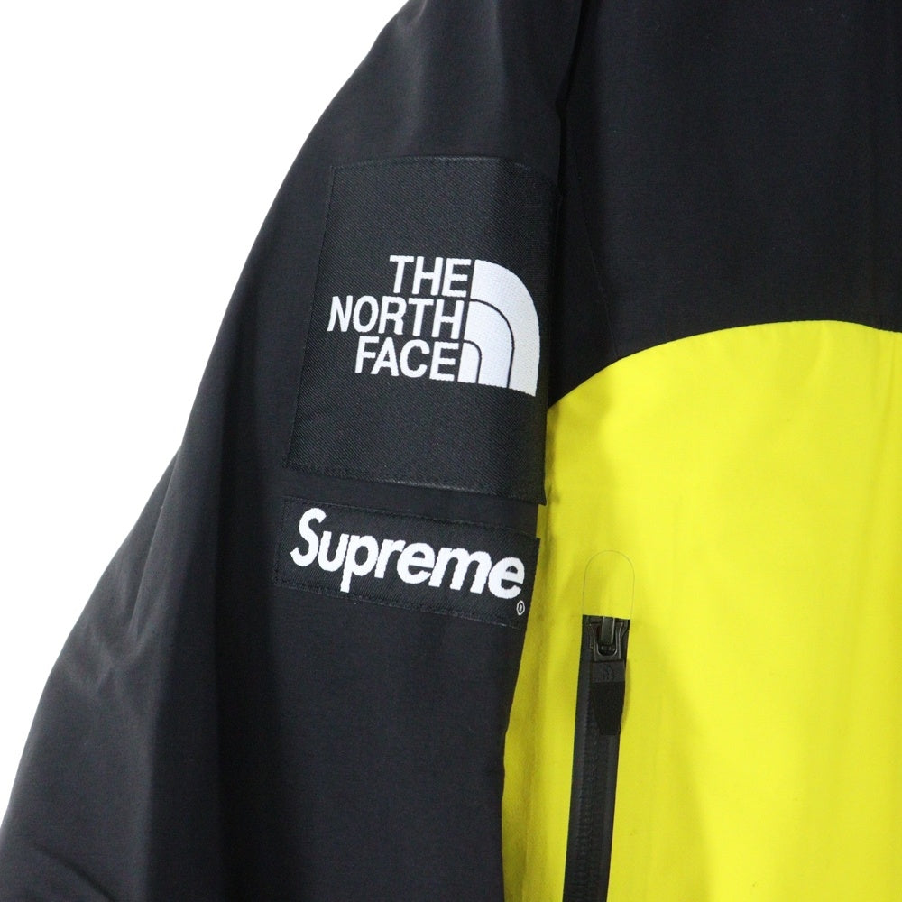 SUPREME(シュプリーム) 22AW ×THE NORTH FACE Taped Seam Shell Jacket ザノースフェイス テープ シーム ナイロンシェル ジップアップジャケット イエロー/ブラック NP52207I