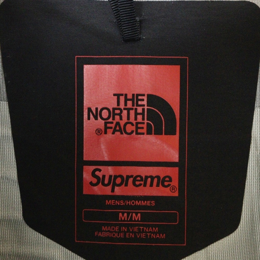 SUPREME(シュプリーム) 22AW ×THE NORTH FACE Taped Seam Shell Jacket ザノースフェイス テープ シーム ナイロンシェル ジップアップジャケット イエロー/ブラック NP52207I