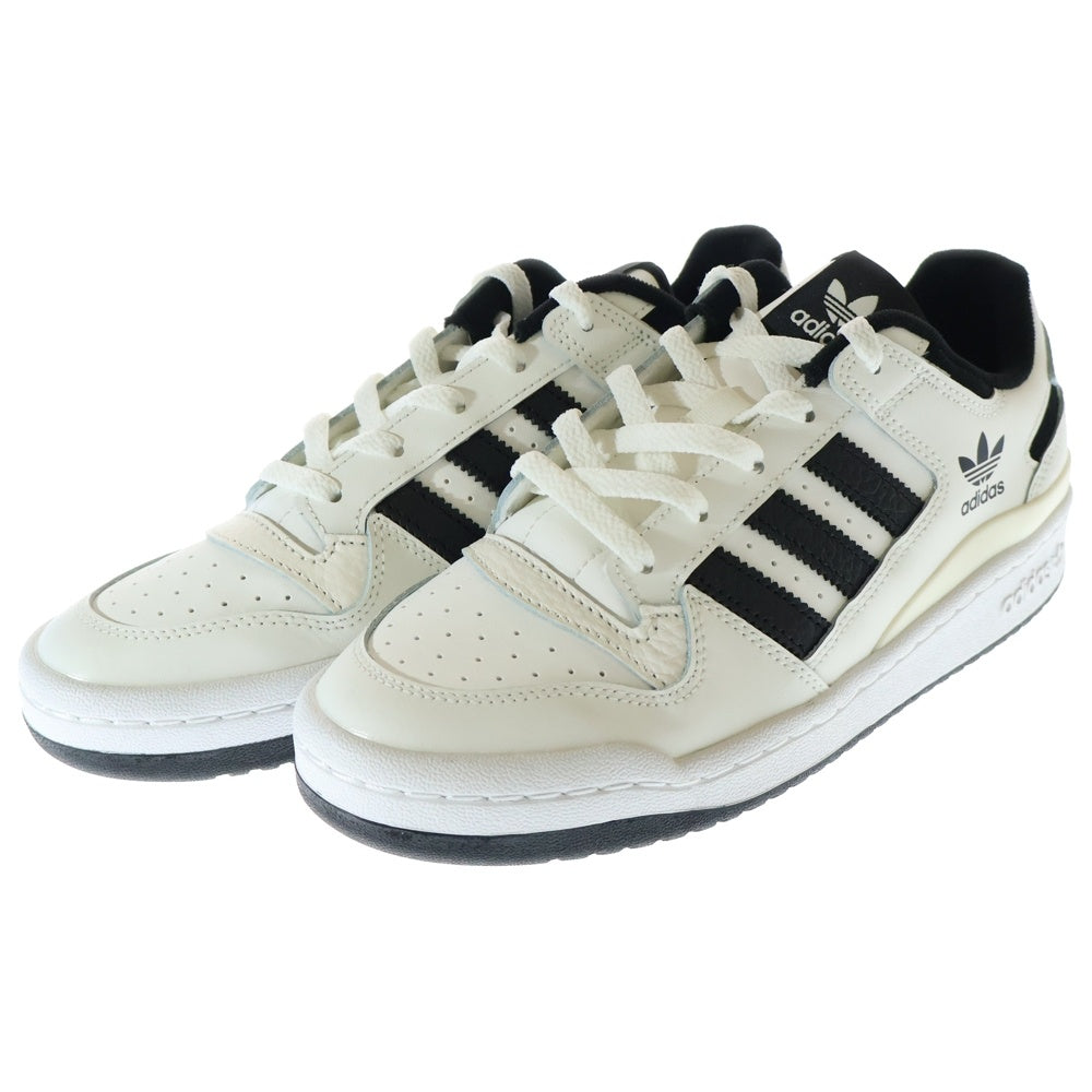 adidas(アディダス) FORUM LOW CL フォーラム ローカットスニーカー ホワイト/ブラック US8/26cm IH7830