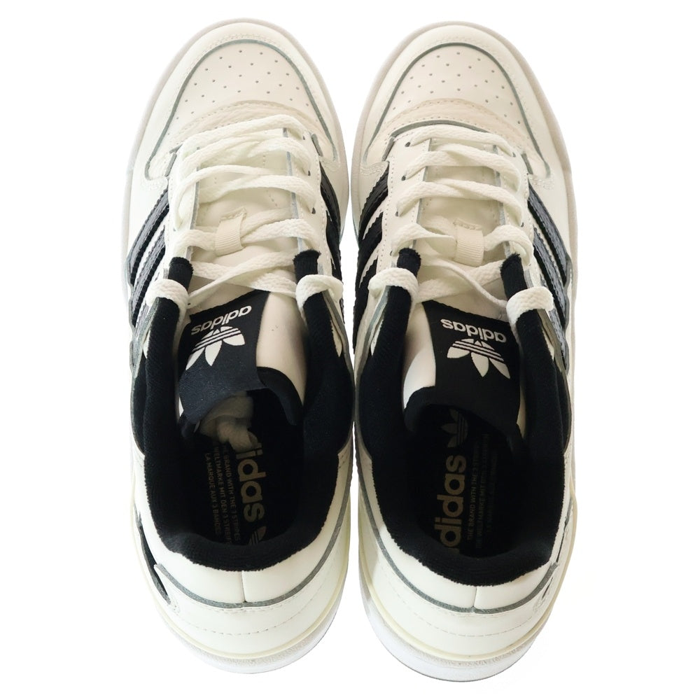 adidas(アディダス) FORUM LOW CL フォーラム ローカットスニーカー ホワイト/ブラック US8/26cm IH7830