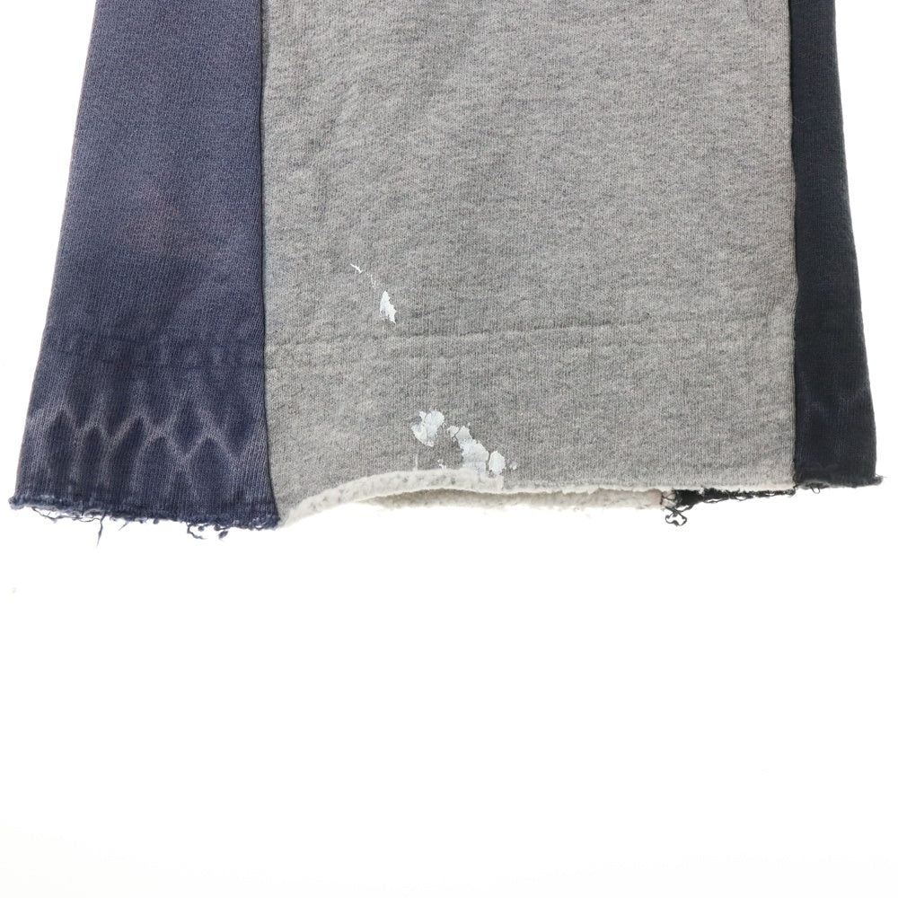 GALLERY DEPT.(ギャラリーデプト) GD LOGO PAINTED FLARE SWEAT PANTS ロゴプリント ペイント加工 フレアスウェットパンツ グレー DL-F-2120P