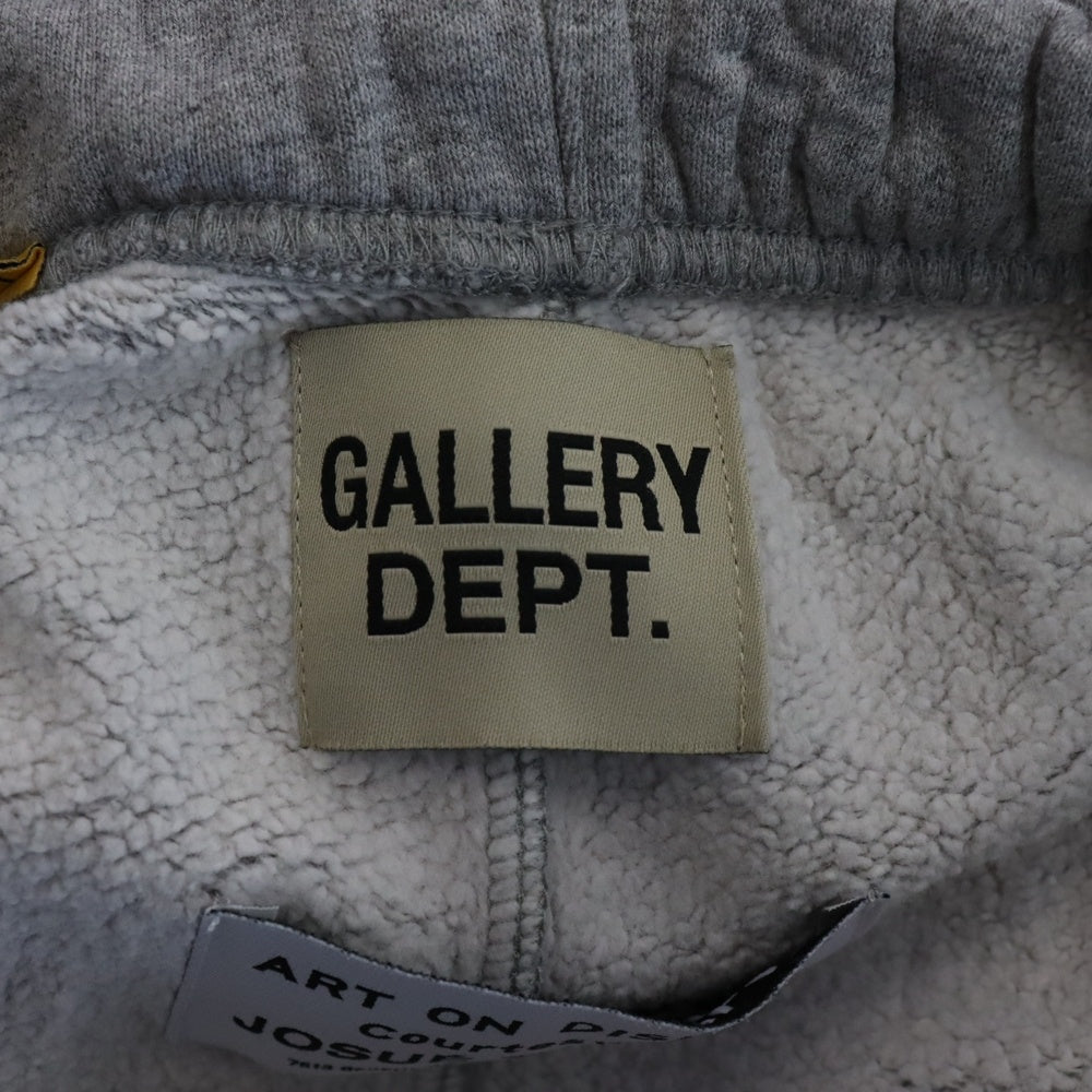 GALLERY DEPT.(ギャラリーデプト) GD LOGO PAINTED FLARE SWEAT PANTS ロゴプリント ペイント加工 フレアスウェットパンツ グレー DL-F-2120P