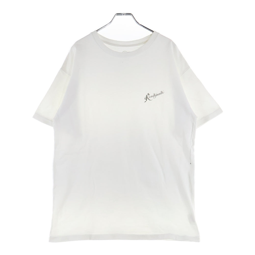 READY MADE(レディメイド) ×DR WOO PACK TEE ドクター ウー スパイダープリント クルーネック カットソー 半袖Tシャツ ホワイト