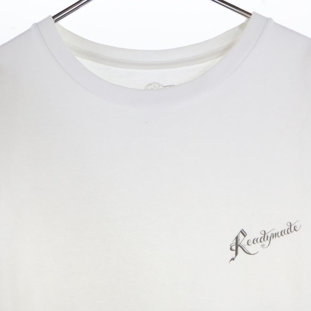 READY MADE(レディメイド) ×DR WOO PACK TEE ドクター ウー スパイダープリント クルーネック カットソー 半袖Tシャツ ホワイト