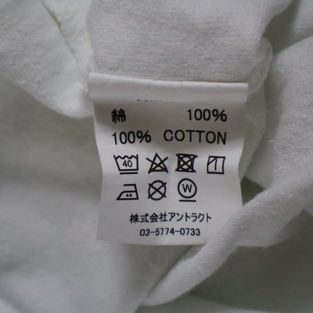 READY MADE(レディメイド) ×DR WOO PACK TEE ドクター ウー スパイダープリント クルーネック カットソー 半袖Tシャツ ホワイト