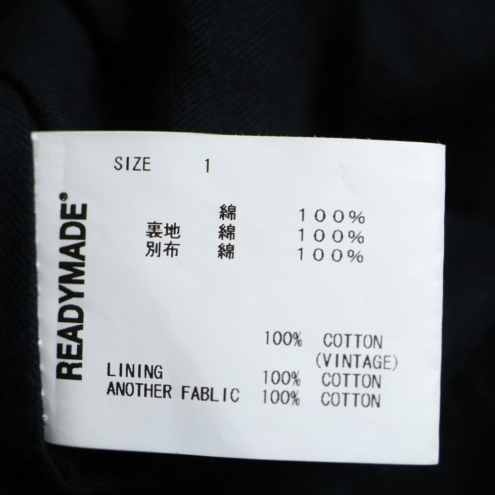 READY MADE(レディメイド) ペイズリー柄 マウンテン フーデッド ジャケット ネイビー/ブラック RE-C0-NV-00-00-95