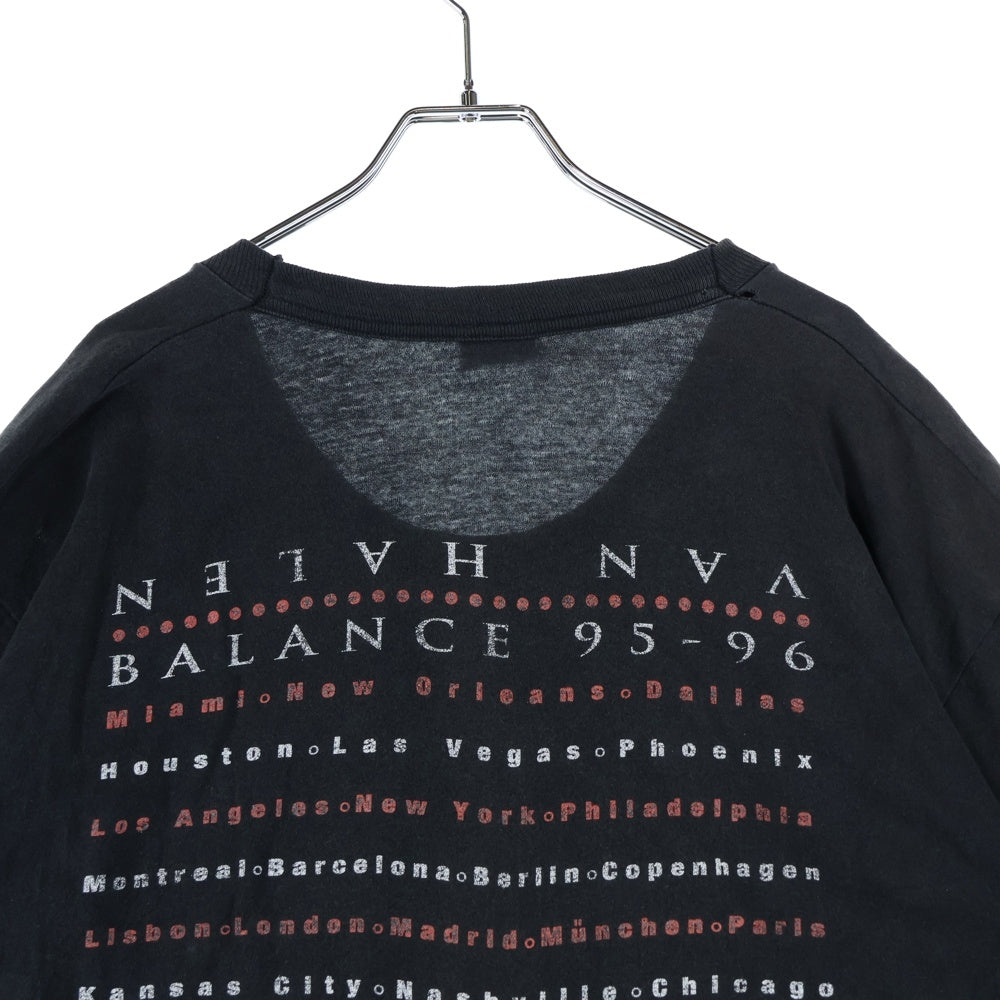 VINTAGE(ヴィンテージ) 90S VINTAGE VAN HALEN BALANCE 95-96 TOUR ヴァンヘイレン プリントTシャツ 半袖カットソー ブラック