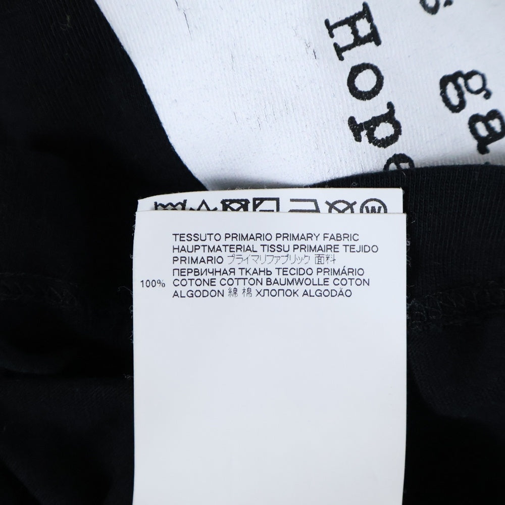 MM6 Maison Margiela(エムエムシックスメゾンマルジェラ) ベーシック オーバーサイズド プリントTシャツ 半袖カットソー ブラック/ホワイト S62GD0085