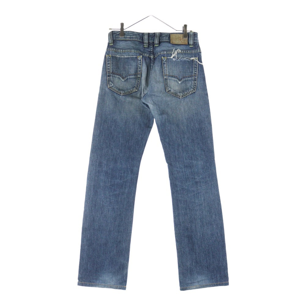 DIESEL(ディーゼル) VIKER バイカー ボタンフライ ストレートデニムパンツ インディゴ