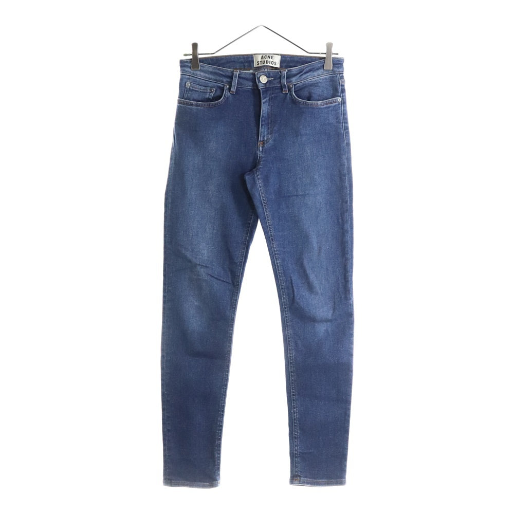 Acne Studios(アクネ ストゥディオズ) SKIN 5 USED BLUE ジップフライ スキニーデニムパンツ レディース インディゴ