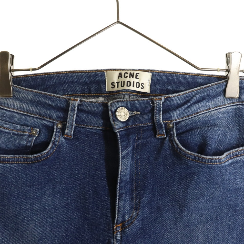 Acne Studios(アクネ ストゥディオズ) SKIN 5 USED BLUE ジップフライ スキニーデニムパンツ レディース インディゴ