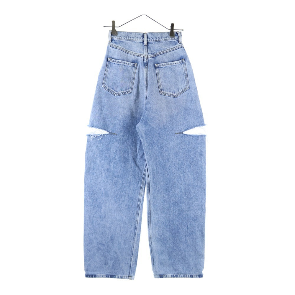 Maison Margiela 1(メゾンマルジェラ) 23SS サイドスラッシュ ストレートデニムパンツ ジーンズ インディゴ S51LA0051 S30513