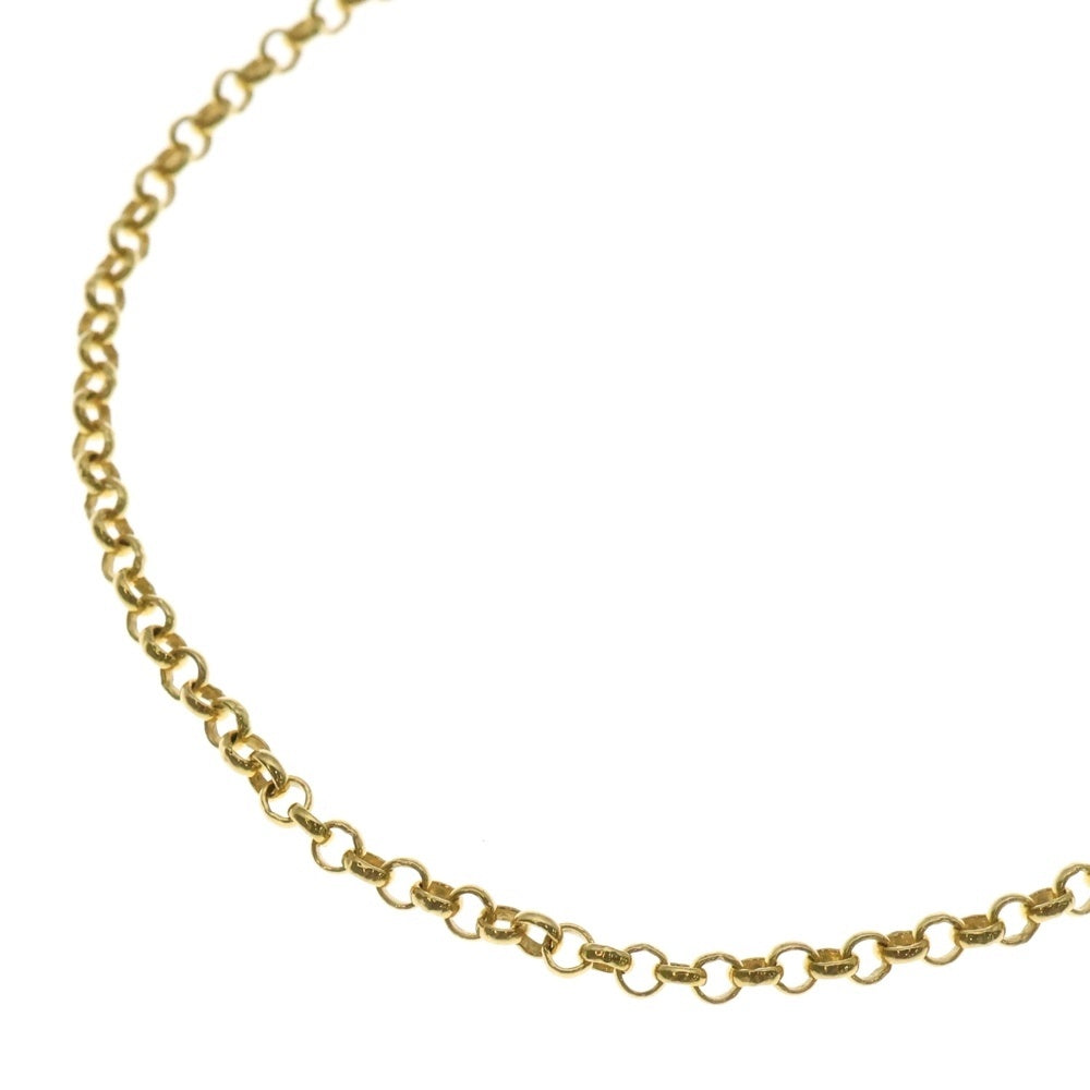 CHROME HEARTS(クロムハーツ) 22K NECKCHAIN R18 ロールチェーンネックレス 18inch ゴールド BCA010