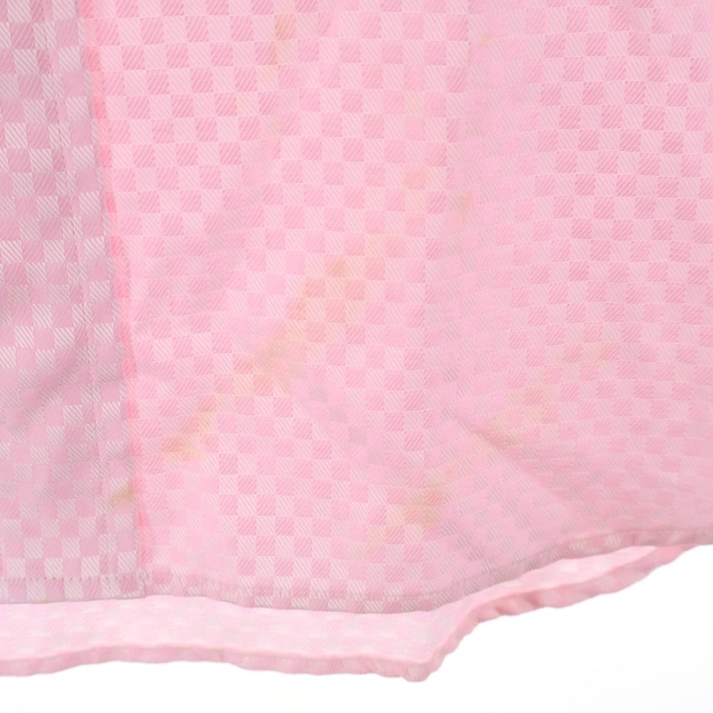 Paul Smith(ポールスミス) 胸ポケット ブロックチェック 総柄 長袖シャツ ピンク