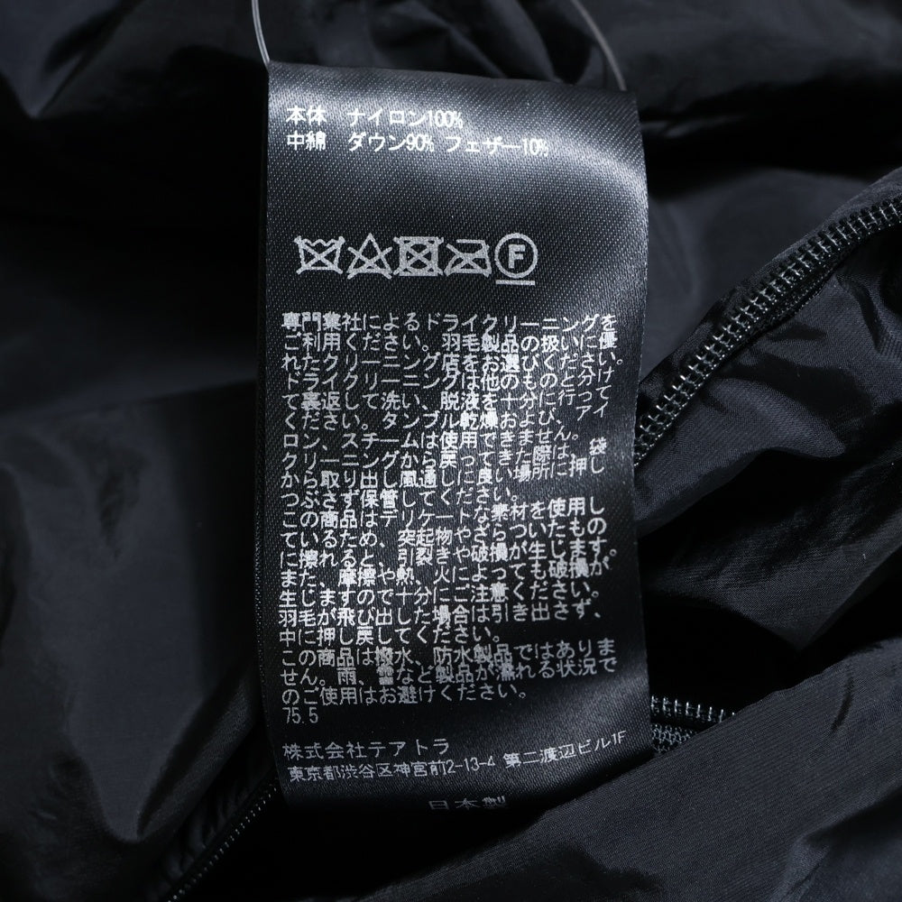 TEATORA(テアトラ) ROOMKEY VEST EVAPOD ルームキー ダウンベスト ブラック TT-106V-EVA
