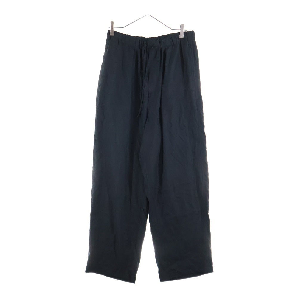 YOKE(ヨーク) CUPRO EASY PANTS キュプラ イージーパンツ ブラック YK25SS0942P