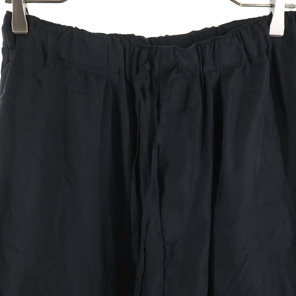 YOKE(ヨーク) CUPRO EASY PANTS キュプラ イージーパンツ ブラック YK25SS0942P