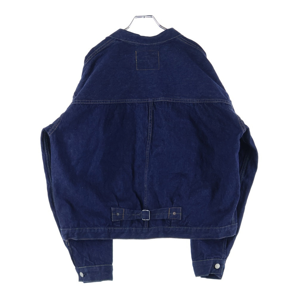 orslow(オアスロー) TYPE1 PLEATED FRONT DENIM BLOUSE 日本製 1stタイプ デニム トラッカージャケット インディゴ 6011