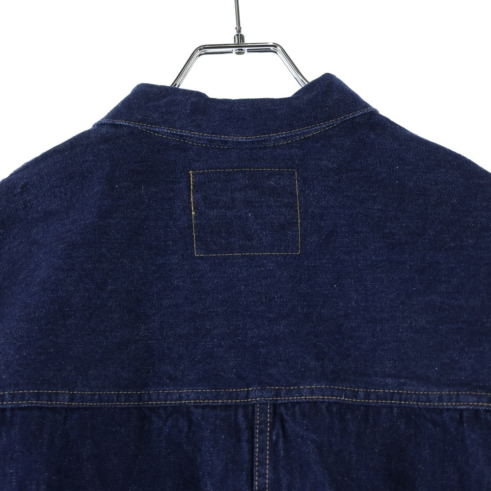 orslow(オアスロー) TYPE1 PLEATED FRONT DENIM BLOUSE 日本製 1stタイプ デニム トラッカージャケット インディゴ 6011