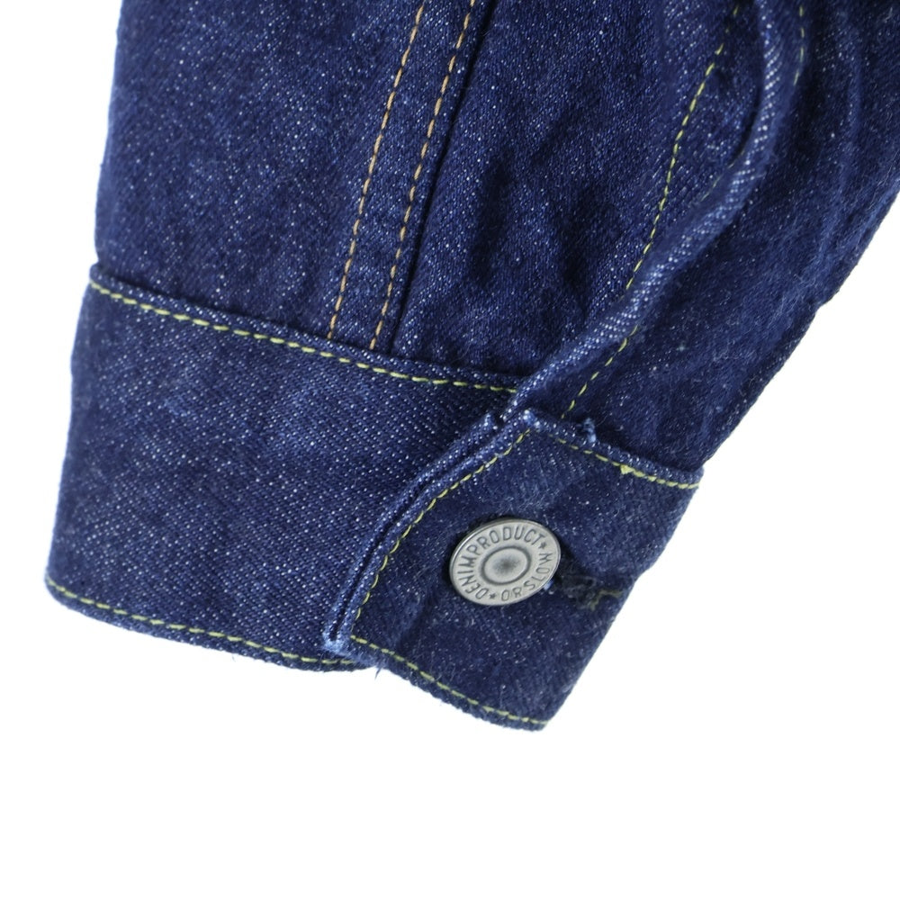 orslow(オアスロー) TYPE1 PLEATED FRONT DENIM BLOUSE 日本製 1stタイプ デニム トラッカージャケット インディゴ 6011