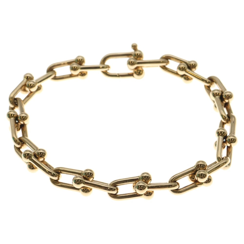 TIFFANY&Co(ティファニー) ハードウェア ミディアムリンク エクストララージ チェーンブレスレット K18YG イエローゴールド
