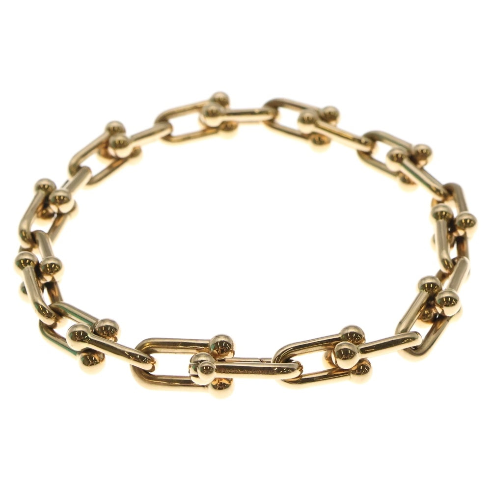 TIFFANY&Co(ティファニー) ハードウェア ミディアムリンク エクストララージ チェーンブレスレット K18YG イエローゴールド