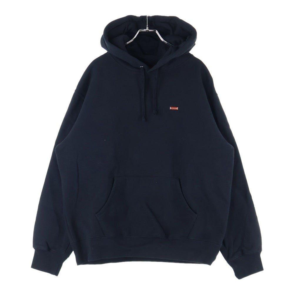 SUPREME(シュプリーム) 22SS Enamel Small Box Hooded Sweatshirt エナメル スモール ボックス フーデッド プルオーバースウェットパーカー フーディー ブラック
