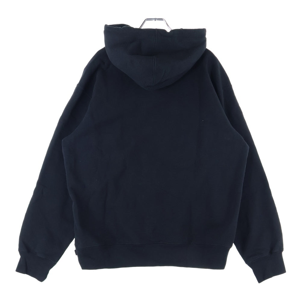 SUPREME(シュプリーム) 22SS Enamel Small Box Hooded Sweatshirt エナメル スモール ボックス フーデッド プルオーバースウェットパーカー フーディー ブラック