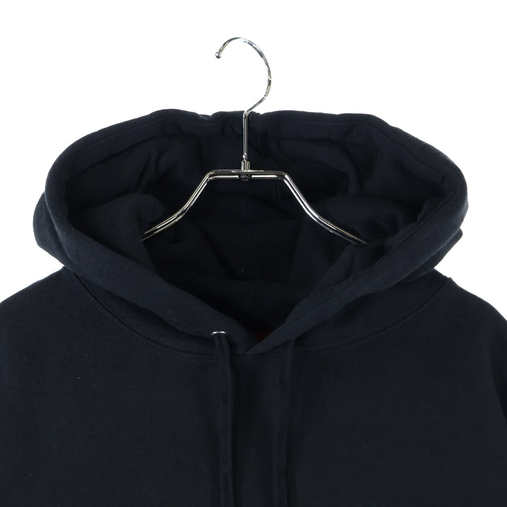 SUPREME(シュプリーム) 22SS Enamel Small Box Hooded Sweatshirt エナメル スモール ボックス フーデッド プルオーバースウェットパーカー フーディー ブラック