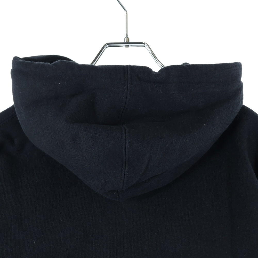 SUPREME(シュプリーム) 22SS Enamel Small Box Hooded Sweatshirt エナメル スモール ボックス フーデッド プルオーバースウェットパーカー フーディー ブラック