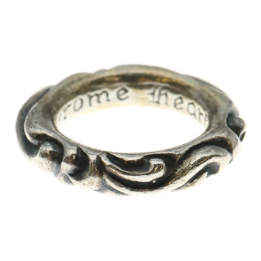 CHROME HEARTS(クロムハーツ) SCRL BAND スクロールバンド リング シルバー BCA351