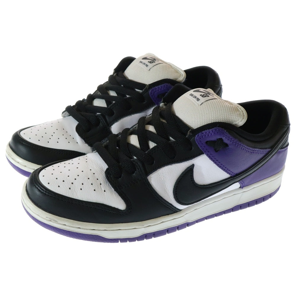 NIKE SB(ナイキエスビー) DUNK LOW PRO COURT PURPLE ダンク プロ コートパープル ローカットスニーカー パープル/ブラック US10/28cm BQ6817-500