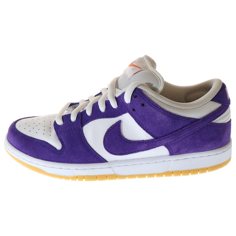 NIKE SB(ナイキエスビー) DUNK LOW PRO ISO ORANGE LABEL COURT PURPLE ダンク プロ ISO オレンジレーベル コートパープル ローカットスニーカー パープル/ホワイト US10/28cm DV5464-500