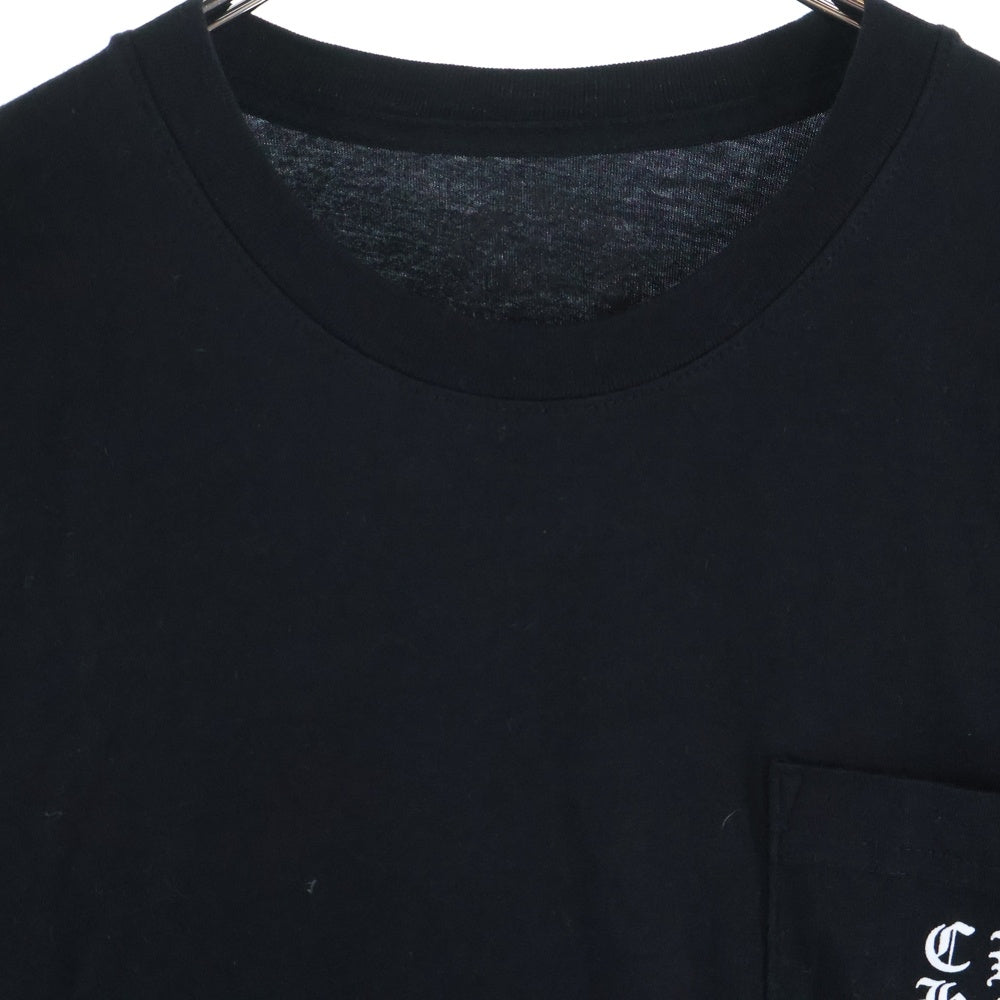 CHROME HEARTS(クロムハーツ) CH T-SHRT LTD 東京 スクロールラベルプリント 半袖Tシャツ カットソー ブラック