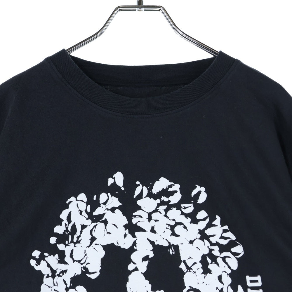 DENIM TEARS(デニムティアーズ) COTTON PEACE LS TEE コットン ピース プリント 長袖Tシャツ カットソー ブラック