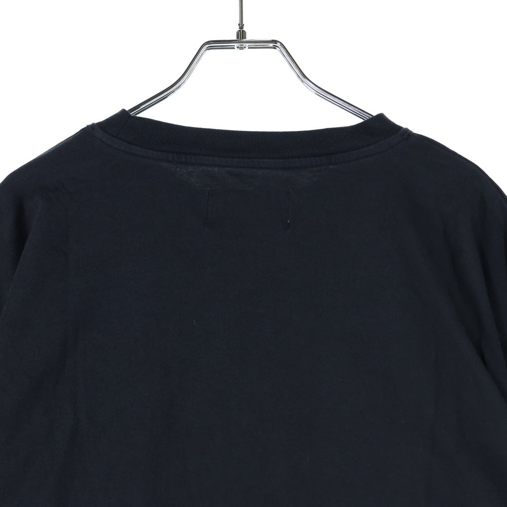 DENIM TEARS(デニムティアーズ) COTTON PEACE LS TEE コットン ピース プリント 長袖Tシャツ カットソー ブラック