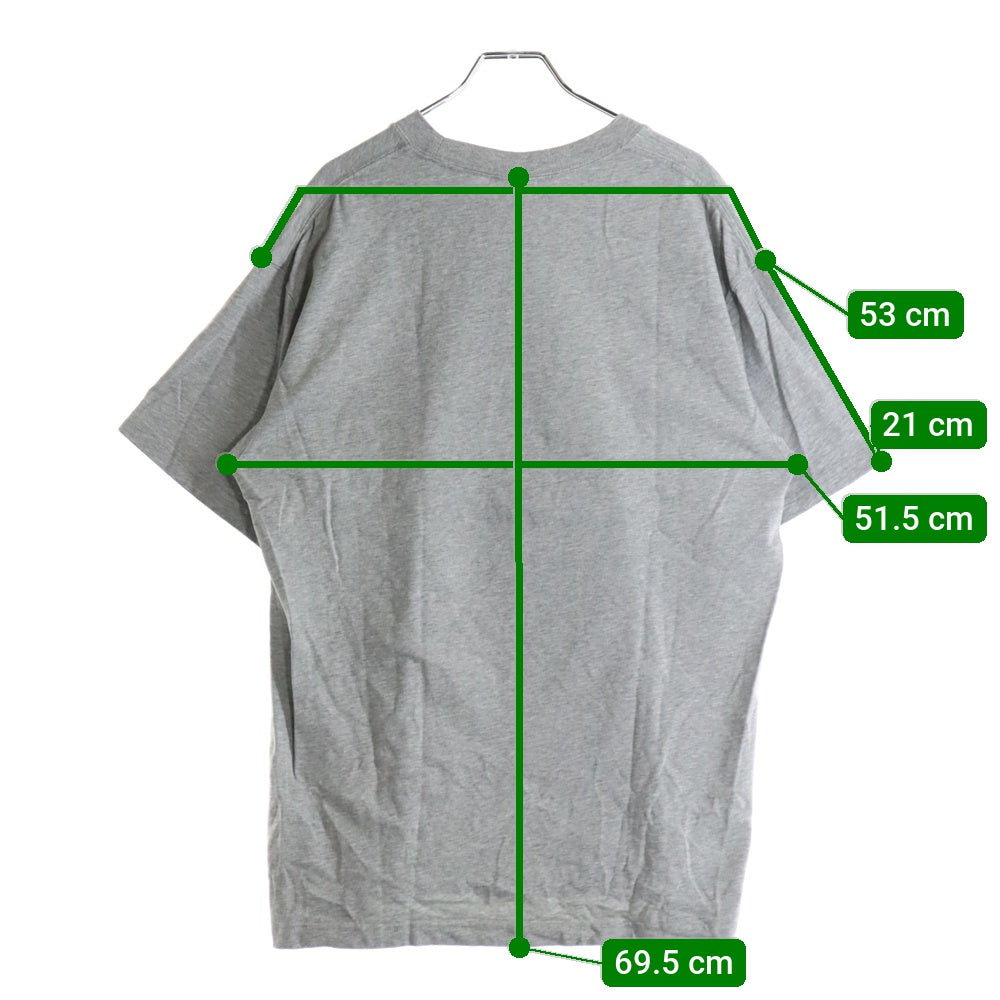 NIKE(ナイキ) ×DOVER STREET MARKET T-SHIRT ドーバーストリートマーケット ロゴプリント 半袖Tシャツ カットソー グレー IH3205-063