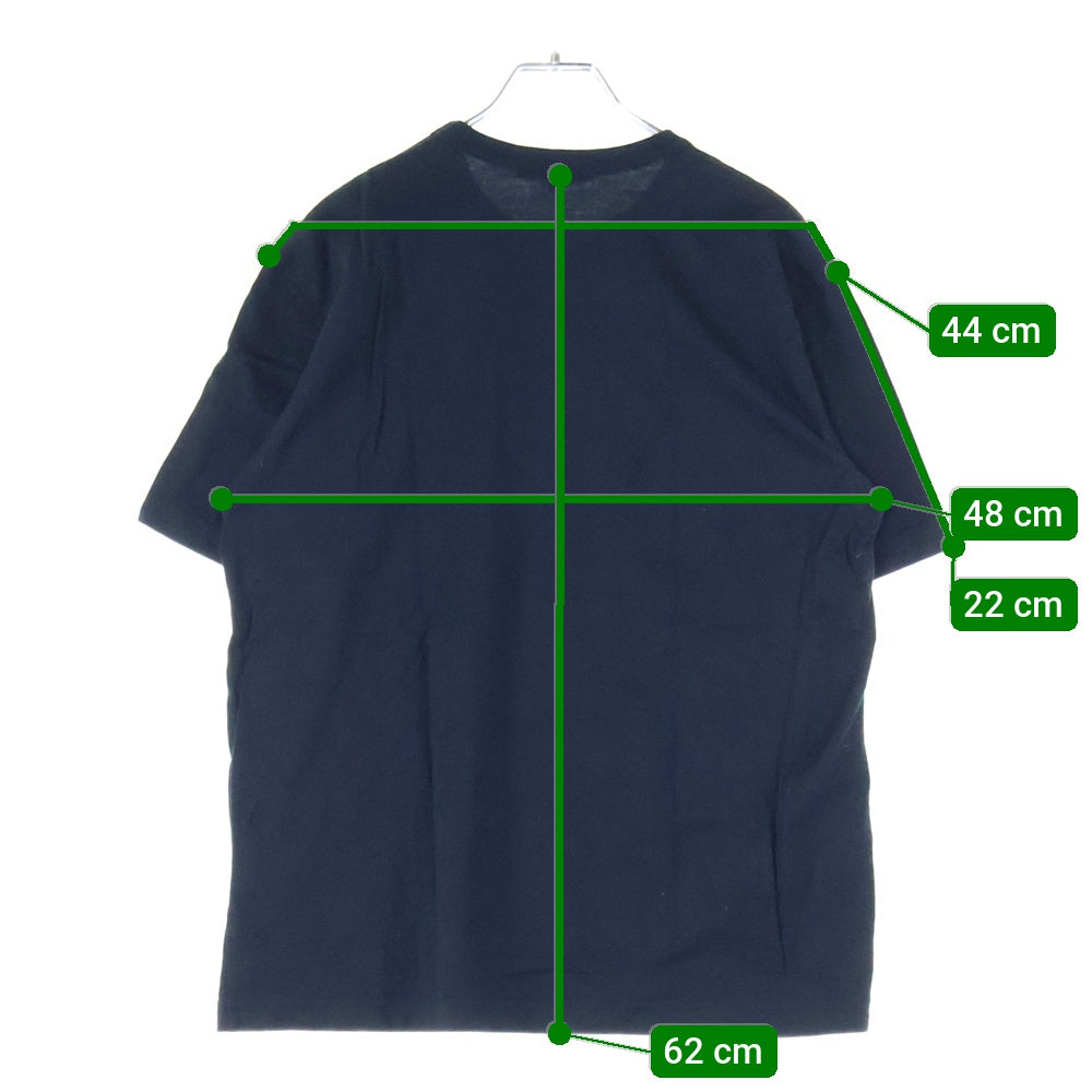 COMME des GARCONS HOMME(コムデギャルソンオム) 25SS AD2024 Cotton Jersey Garment Print T-Shirts コットンジャージー ガーメントプリント 半袖Tシャツ カットソー ブラック HO-T101