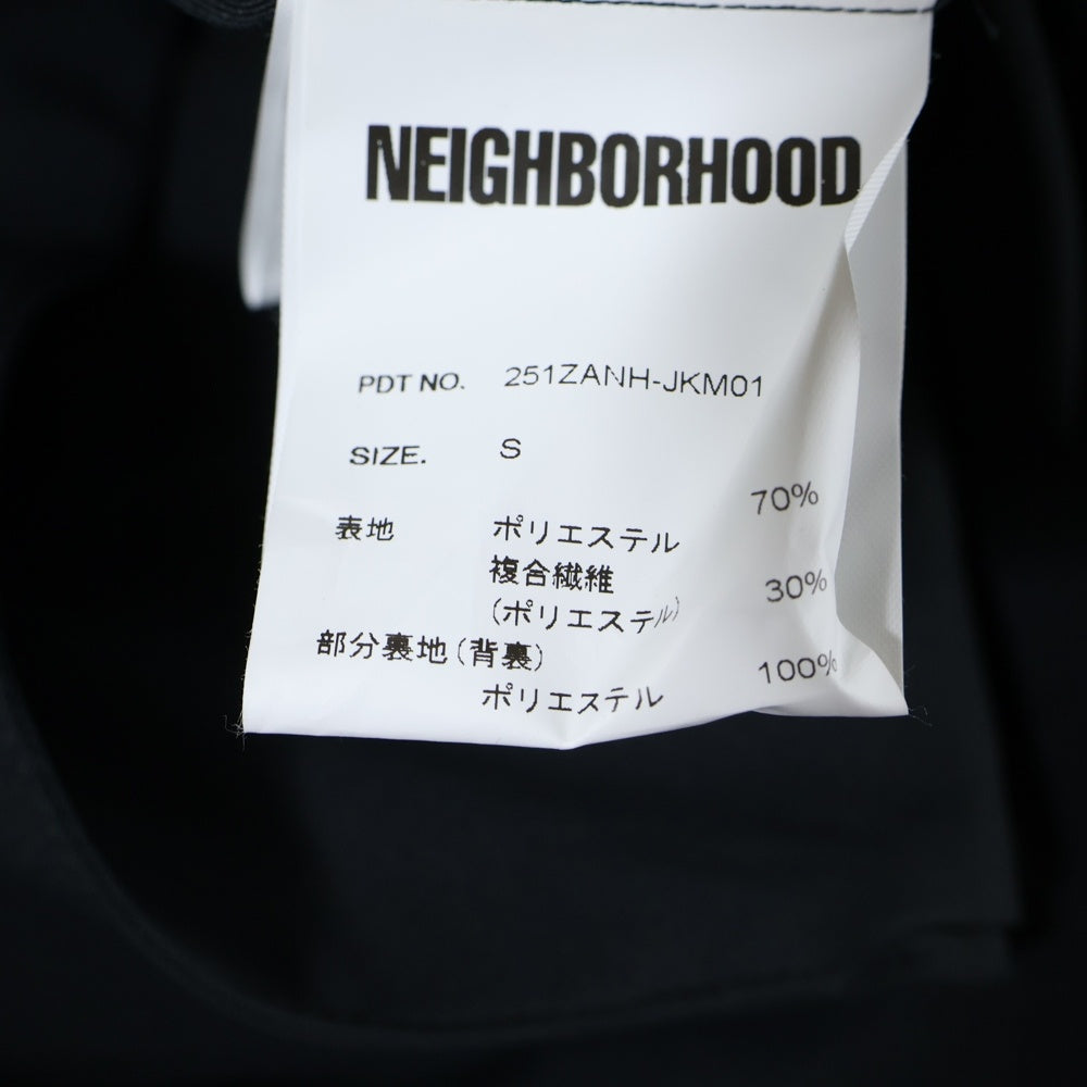 NEIGHBORHOOD(ネイバーフッド) 25SS BALCOLLAR COAT バルカラー コート ブラック 251ZANH-JKM01