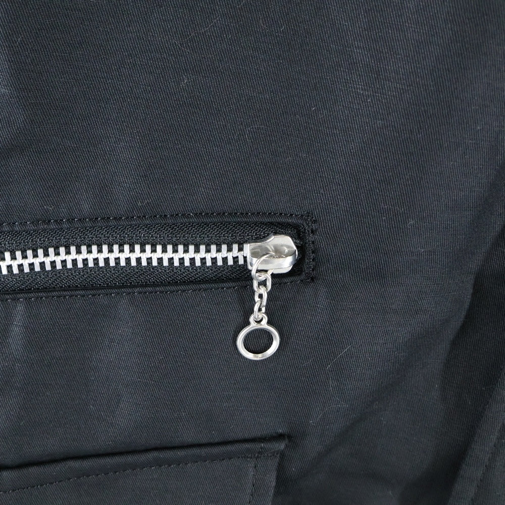 COMME des GARCONS HOMME(コムデギャルソンオム) 24AW AD2024 Cotton Ramie Twill Blouson コットンラミー ツイルブルゾン ジャケット ブラック HO-J029