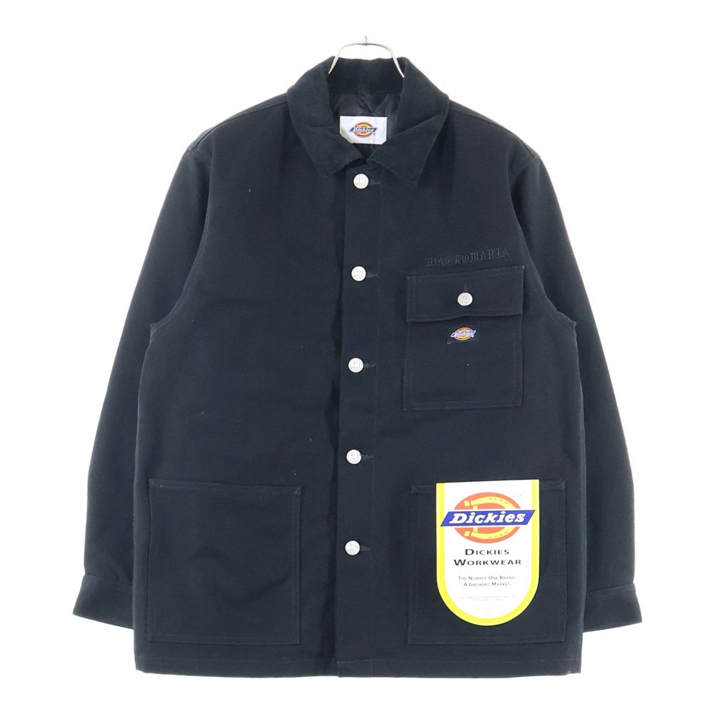 WACKO MARIA(ワコマリア) 24AW ×DICKIES COVERALL ディッキーズ カバーオール ジャケット ブラック 24FW-WMO-DC01