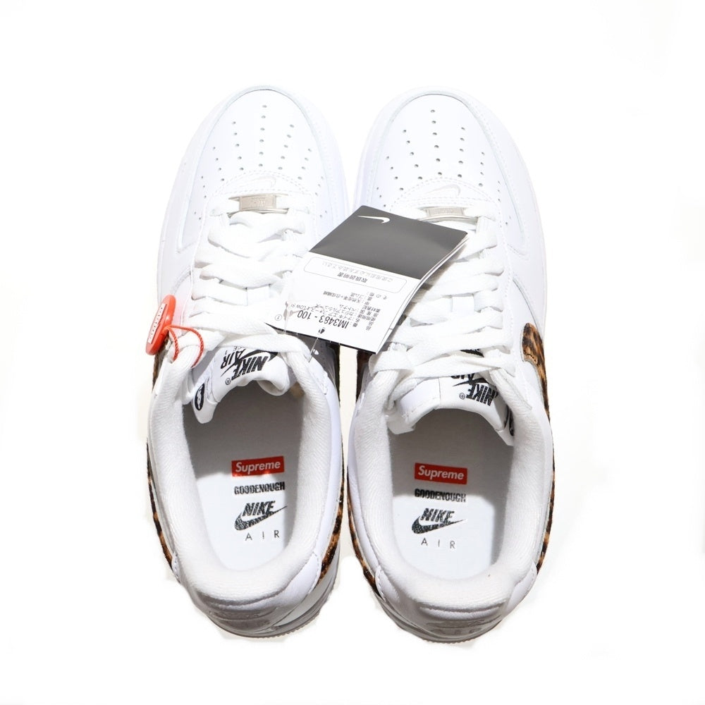 NIKE(ナイキ) 25SS ×SUPREME ×GOODENOUGH AIR FORCE 1 LOW LEOPARD シュプリーム グッドイナフ エアフォース レオパード ローカットスニーカー US8.5/26.5cm IM3483-100
