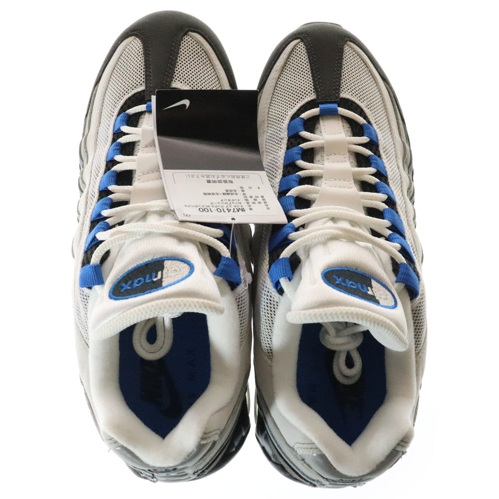 NIKE(ナイキ) AIR MAX 95 OG BIG BUBBLE エアマックス オリジナル ビッグバブル ローカットスニーカー グレー/ブルー US9/27cm IM7410-100