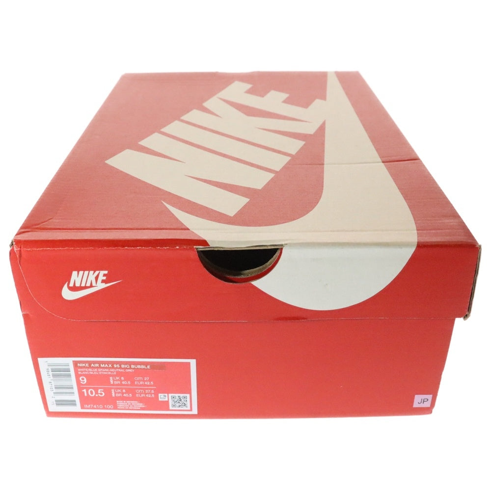 NIKE(ナイキ) AIR MAX 95 OG BIG BUBBLE エアマックス オリジナル ビッグバブル ローカットスニーカー グレー/ブルー US9/27cm IM7410-100