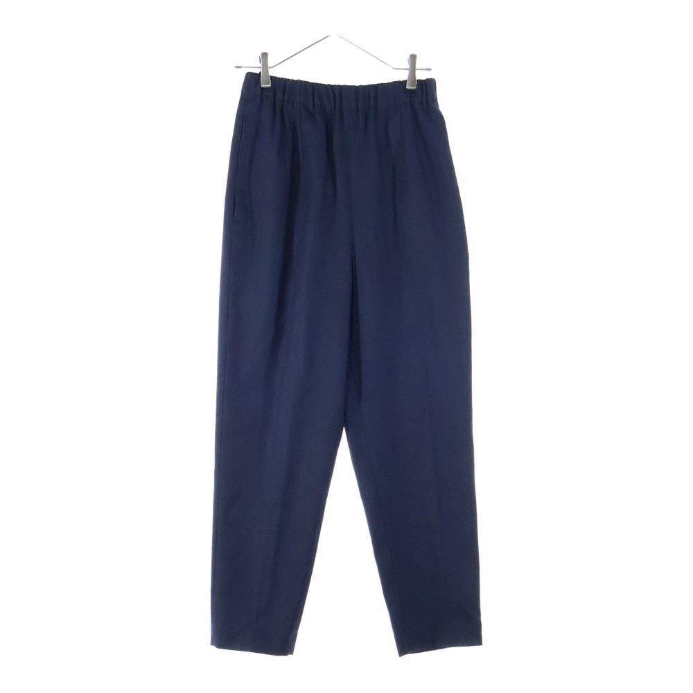 ENFOLD(エンフォルド) 22AW RELAX TROUSERS リラックストラウザー ウール混 イージースラックス ネイビー 300FA231-2000